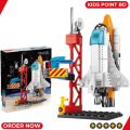 Space Rocket Aviation Spaceport Model Shuttle Launch Center Building Blocks Construction Spaceship Bricks Educational Toys Set for Kids. 