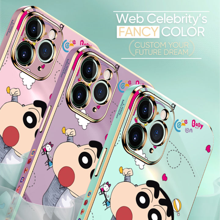 Hontinga%20for%20Infinix%20Hot%2010S/Hot%2010S%20NFC%20Back%20Cover%20+%20Free%20Lanyard%20Luxury%206D%20Plating%20Cartoon%20Crayon%20Shin-chan%20Side%20Pattern%20Case%20Soft%20Silicone%20Square%20Phone%20Cases%20-%20Image%204