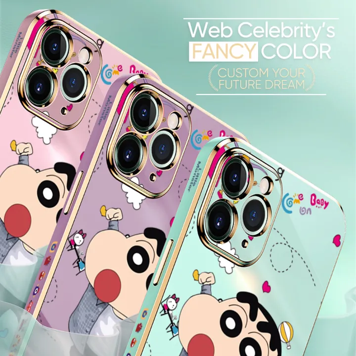 Hontinga%20for%20Infinix%20Hot%2010S/Hot%2010S%20NFC%20Back%20Cover%20+%20Free%20Lanyard%20Luxury%206D%20Plating%20Cartoon%20Crayon%20Shin-chan%20Side%20Pattern%20Case%20Soft%20Silicone%20Square%20Phone%20Cases%20-%20Image%204