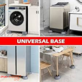 NR Mart - 4 Piece Anti-Vibration Foot Pad Washing Machine Rubber Mat Anti-Vibration Pad Dryer Non-Slip Universal Fixed Washing Machine Stand.