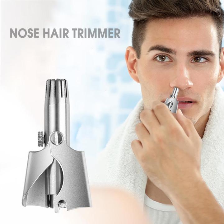 Nose Hair Trimmer Ear Portable Razor Manual Cutter Nasal Shaver Clean Trimmer