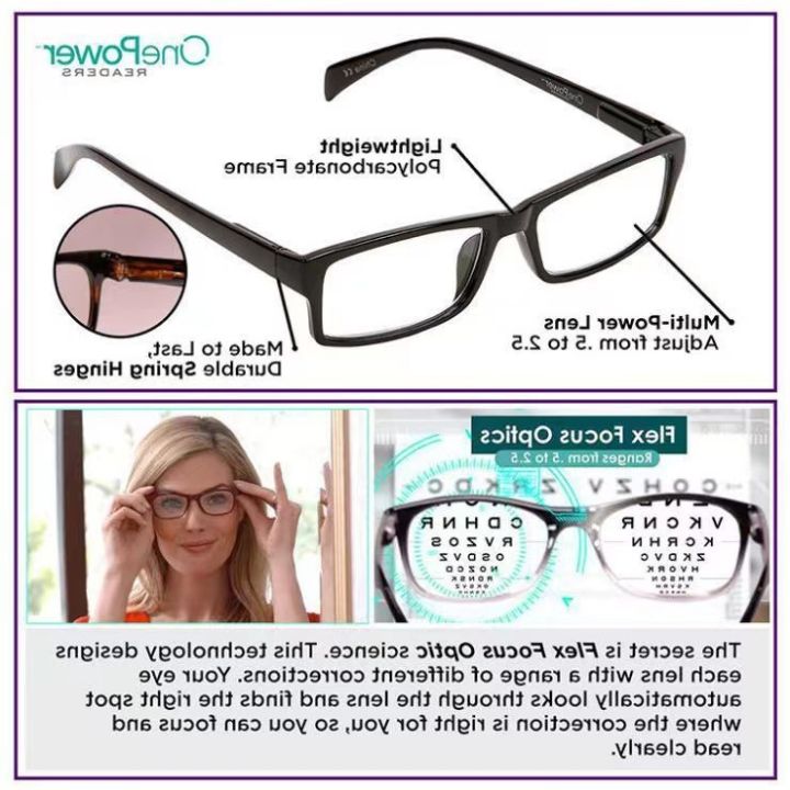 New Reading Glasses Glasses one power readers Autofocus Glasses Resin Hd Universal in Stock