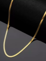 Stylish Men And Boys Flat Patla Snake Necklace.