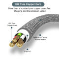 CASIFY G1 120W 6A Micro Usb Cable Type B Cable Fast Charging Cabe Micro USB 120W Cable Data Cable Metal Type B Cable Nylon Braided Type B Cable 120W 1M. 