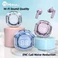 Ultrapods Pro True Wireless Earbuds with Display Transparent Design, Bluetooth 5.3 Water Proof. 