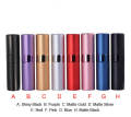 MUB Mini 8ML Twist Up Refillable Perfume Atomizer Empty Pocket Sized Aluminum Perfume Spray Bottles. 