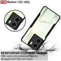 For Xiaomi Redmi 13C C-Xunnd Edge-Reinforced Shockproof Cushion Back Clear Hybrid Transparent Hard Cover Casing. 