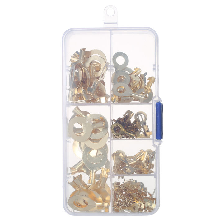 KOGEEK%20Assorted%20150pcs%20Brass%20Ring%20Cable%20Lugs%20Ring%20Eyes%20Copper%20Crimp%20Cable%20Connector%20Wire%20Terminals%20Kit%20-%20Image%207