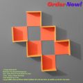 L Shape Wall Shelf Shelf Adhesive Punch Free wall Decorative Shelf ( 6 Pcs Stand ) Waterproof & Premium Quality. 