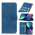 For iPhone 14 KHAZNEH Retro Texture Leather Phone Case.