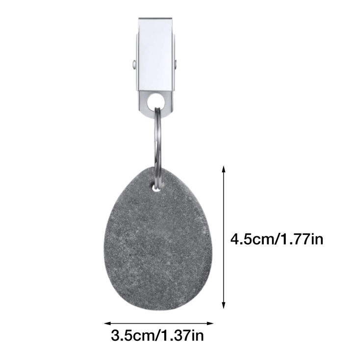 4PCS%20Tablecloth%20Weights%20Outdoor%20Table%20Cloth%20Weights%20Teardrop%20Shape%20Pendant%20Stones%20with%20Metal%20Clips%20Marble%20Table%20Cover%20Weights%20-%20Image%206