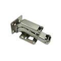 Surface mounted non perforated 170 degree large angle buffering hydraulic damping special cabinet thick door panel hinge. 