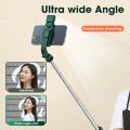 Wireless Bluetooth Selfie Stick Foldable mini Tripod with Fill Light Shutter Remote Control for IOS Android. 
