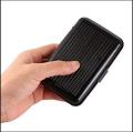 Aluminium Aluma Security Credit Card Holder â Black.