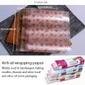 1 Box Home Kitchen Gadget Fried Food Biscuit Bread Cake Waterproof Moistureproof Oilproof Packaging Wax Paper For Wrap Food. 