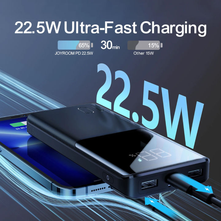 Joyroom%20JR-QP191%20Mini%20Compact%2010000mAh%20Power%20Bank%20with%20Dual%20USB%20Outputs%20and%20Type-C%20Input%20-%20High-Capacity%20Portable%20Charger%20-%20Image%202