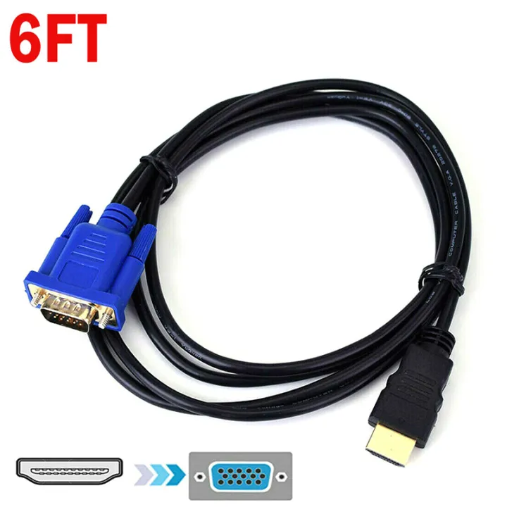 HDMI%20Male%20to%20VGA%20Male%20Video%20Converter%20Adapter%20Cable%20for%20PC%20DVD%201080p%20HDTV%206FT%20-%20Image%202