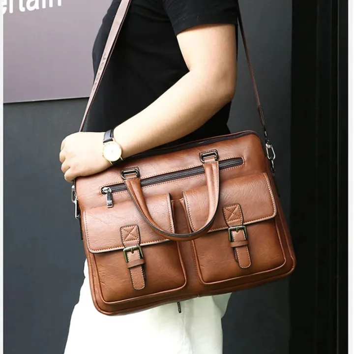 Executive%20Briefcase%20Bag%20for%20Man%20PU%20Leather%20Vintage%20Tote%20Male%20Handbags%20Laptop%2014%20Shoulder%20Business%20Messenger%20Crossbody%20Ita%20Bag%20-%20Image%203