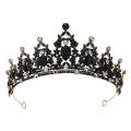 Sparkling tiara crown Intricate embellished Delicate headband Handcrafted Elegant Baroque bride tiaras for Wedding Bridal party Prom Pageant Special occasions. 
