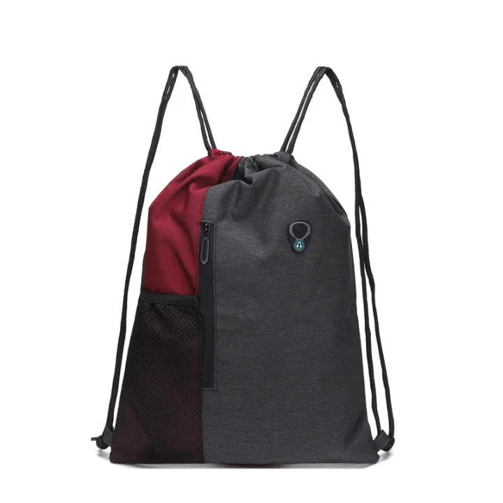 New%20Simple%20Running%20Fitness%20Folding%20Backpack%20Large%20Capacity%20Drawstring%20Bag%20Drawstring%20Bag%20Portable%20Sports%20Backpack%20Wholesale%20-%20Image%202