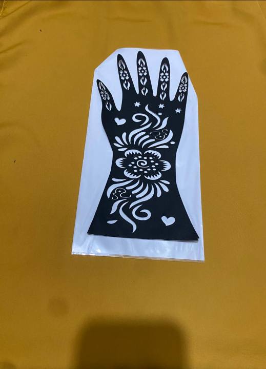 Mahida Sticker Design mehedi stickers (2 pcs) | Daraz.com.bd