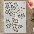 Stencil for Wall & Fashion Painting Template 10in by 8in.. 