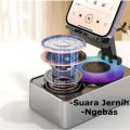 KISONLI M-1 Wireless Folding Bracket RGB Bluetooth Speaker With 360 Degree Phone Holder Stand. 
