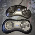 2 Pcs Game Controller for SEGA Genesis for 16 Bit Handle Controller. 