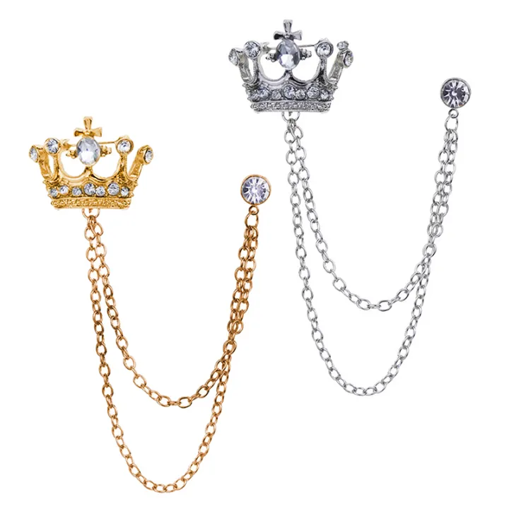 Crown%20Brooch%20Korean%20British%20Style%20Chain%20Crown%20Brooch%20Suit%20Tassel%20Chain%20Lapel%20Pin%20Badge%20Retro%20Men%20Accessories%20Wedding%20Banquet%20-%20Image%203