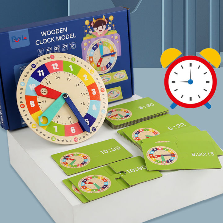Clock%20Model%20Mathematics%20Kindergarten%20Primary%20School%20Clock%20Teaching%20Aids%20Children's%20Year%2012%20Grade%20Time%20Cognitive%20Learning%20Device%20Toy%20-%20Image%202