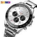Skmei Fashion Business Watch Men Full Steel Quartz Watches Luxury Stopwatch Wristwatch Original Design Watch Mens 9259.