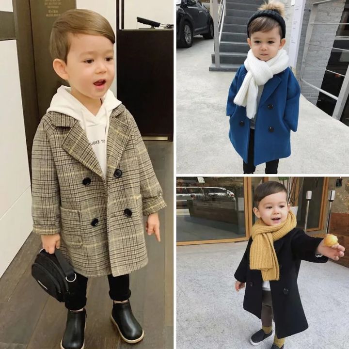 Baby boys Jacket Kids Fashion fall Coats Warm Autumn Winter