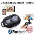 Selfie Remote Shutter Bluetooth Wireless Shutter Camera Phone Remote Control for IOS Android  - Black. 