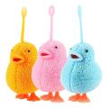 Squeeze Toys for Kids LED Puffer Ball Light up Duck Flashing Rubber Duck Animal Stress Relief Duck Toy Birthday Gift for Kid Adult pretty good. 