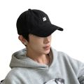 【original】 Soft Top Baseball Cap Male Hat Men's Spring Style Black Big Head Circumference Peaked Cap Men 2024 Boy Korean Style Fashion Brand. 