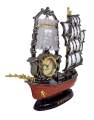 Ship Lamp with Clock, Home Decoration Item, Best Gift Item for Diwali and Other Festive Occasion, - Wall Clock.