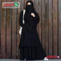 Irani Queen Style Abaya Burka, Full Black Color. 