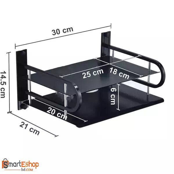 Multi Layer Wall Mount Router Stand