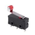 250V 15A Latching 3 Way On-Off-on Single Pole Toggle Switch with 10Pcs Micro-Roller Lever Arm Open Close Limit Switch. 