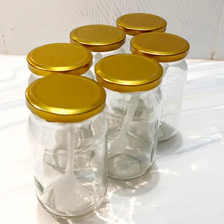 4/6/12%20Pcs%20500ml%20Glass%20Jars%20%E2%80%93%20Full%20Airtight%20Kitchen%20Storage%20Containers%20with%20Stylish%20Gold%20Cap%20-%20Image%202