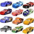 Disney Pixar Cars 2 3 Cars Collection Lightning McQueen Jackson Storm Ramirez 1:55 Diecast Metal Alloy Toy Car Model Kids Gift.