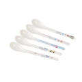 Wuhe melamine tableware children's spoons, household baby tableware, soup spoons, training eating spoons, baby spoons, milk custard. 