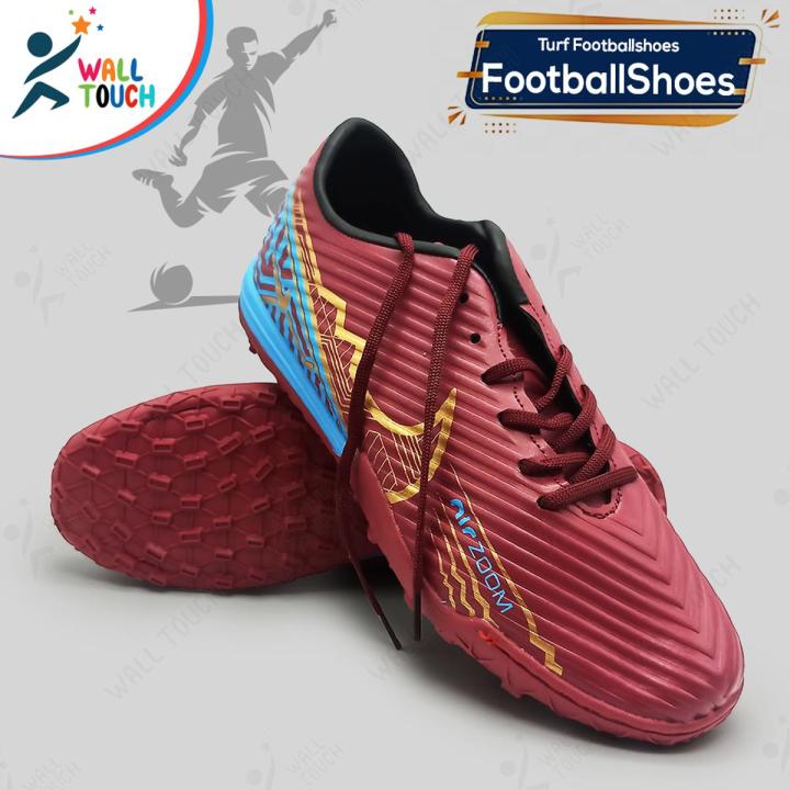 Premium quality football turf sports shoes for men; Made of artificial leather - football boot