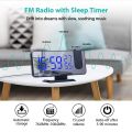 Projectable Clock Projector Alarm Clock LED Digital Electronic Ceiling Clock for A Bedroom Bedside Desktop Table Digital Wall. 