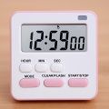 Kitchen Clock English 24-hour Electronic Timer Digital Reminder Alarm Clocks Cooking Countdown Timer LCD. 