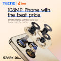 TECNO Spark 20 Pro 4G Smartphone 256GB+8GB| 108 MP Ultra Sensing Main Camera with 32 MB Selfie |G99 Ultra Boost Processor| 400% Big Volume Stereo Dual Speakers with DTS+Hi-Res Audio| 5000mAh|33W Fast Charge| 6.78'' FHD 120Hz Screen | NFC. 