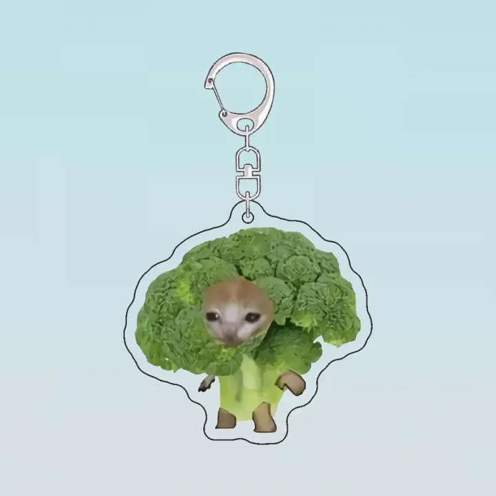 Apple%20Cat%20Memes%20Keychain%20Banana%20Cat%20Popular%20Schoolbag%20Mobile%20Phone%20Pendant%20Acrylic%20Fun%20Gift%20For%20Students%20Keyring%20Accessories%20-%20Image%202