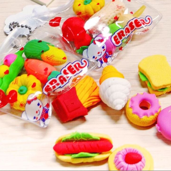 Cute%20Different%20Shapes%20Of%20Fruits%20Vegetables%20Cuisine%20Shape%20Rubber%20Eraser%20Student%20Learning%20Stationery%20For%20Child%20-%20Image%202