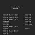 Canon LP-E6/6N DSLR Camera Battery for EOS 6D/5D/60D 70D80D/6D Mark II. 