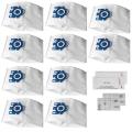 12Pcs Vacuum Cleaner for Miele GN AirClean 3D Efficiency Dust Bags Replace Miele GN Vacuum Cleaner Dust Bag Part. 